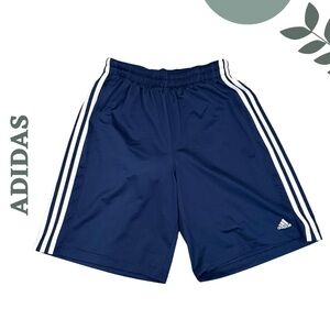🛍️3/$40 Adidas Men’s ClimaCool Athletic Shorts – Navy Blue, Size Medium